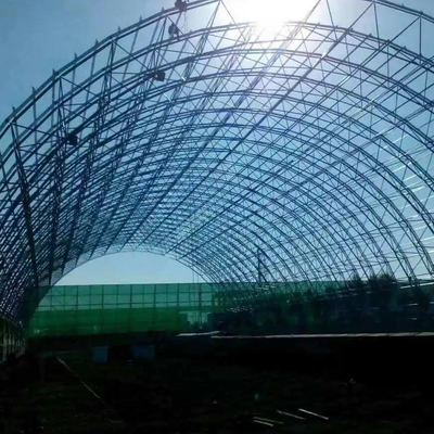 Heißes Bad-galvanisierte Stahlbaugebäude wölben strukturelles Raumfachwerk 300m