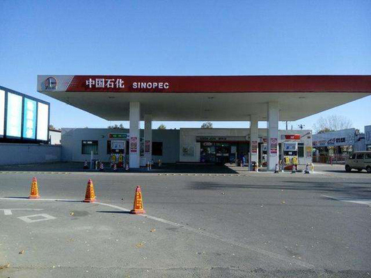 Fertig-Füllgas-Stations-Überdachungs-heißes Bad GBs Q235 galvanisierte
