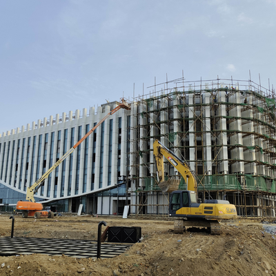Q235 EPS Aluminium Glasfassade Rahmenprofil Lichtfassade 50mm