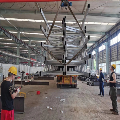 Vorgefertigte Stahldachbinder Q235 Material verzinkte Oberfläche