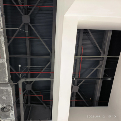 Einzelnes Bucht-Stahlkonstruktionslagerdach CAD Q235B für Hall Shed