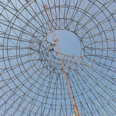 Q345 S355JR / Q235 S235JR Stahl-Space-Frame-Konstruktion, vorgefertigtes Design
