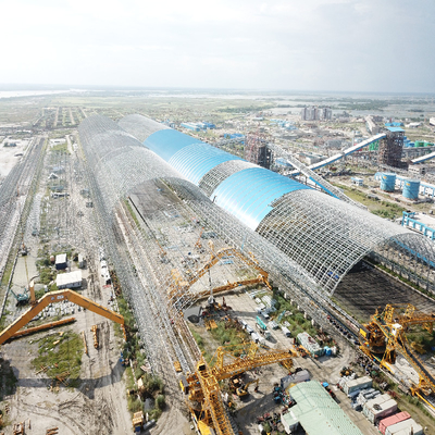 Q345 leichtes Raumfachwerk-Gitter-große Spanne des Stahlskelettbau-100-300m
