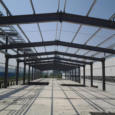 Einzelne Bucht-Portalrahmen Q235B, der Portalstahlkonstruktion CAD für Hall Shed locht