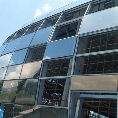 Umhüllungs-Zwischenwand-Glasfassaden-Platte FRP Bule Q235B CAD externe