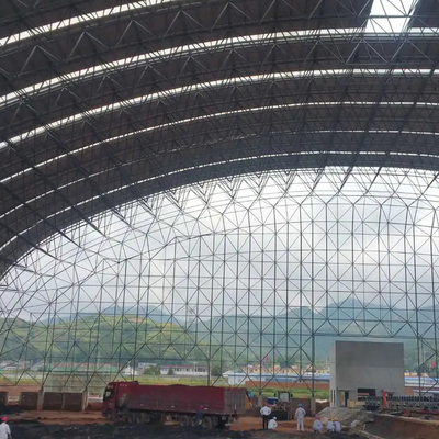 Heißes Bad-galvanisierte Stahlbaugebäude wölben strukturelles Raumfachwerk 300m