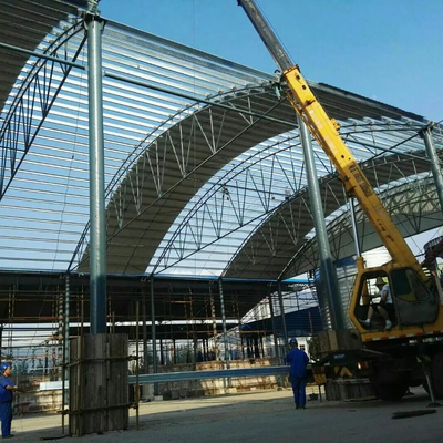 Vorfabrizierte SGS-helle Stahlrahmen-Gebäudestruktur S235JR für Kohlen-Halle