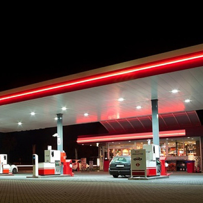 FertigQ235 tankstelle-Überdachungs-Dach-50mm kundengebundene Multi-Steigung