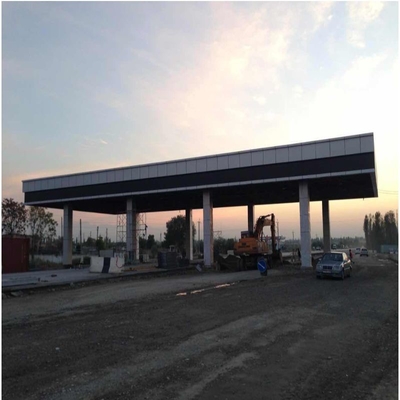 Dach-Gebührn-Piazza-Überdachungs-Licht-Messgerät der Q345 Tankstelle-Überdachungs-150mm