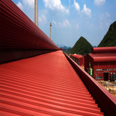 Fertig-Q345 industrielles Tin Roof Maintenance 0.8mm 50mm galvanisiert
