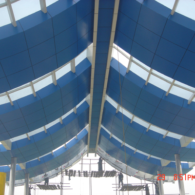 Membran-Metalldach-Wartung 150mm PU-Q235 für Stadium im Freien