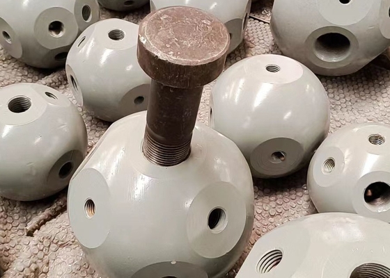 Gitter-Bolzen-Ball-Raumfachwerk-Ball-schweißende Haltbarkeit der Feuerverzinkungs-Q355