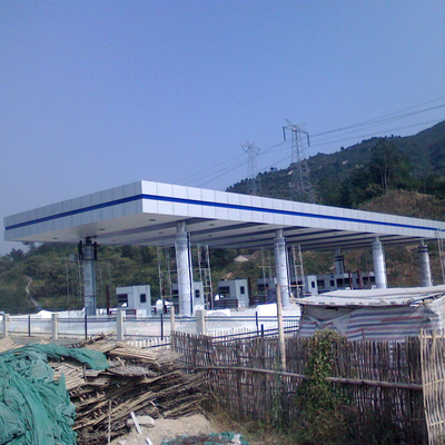 Dach-widerstehende Winde der S355JR-Heizgas-Stations-Überdachungs-950mm 0.8mm