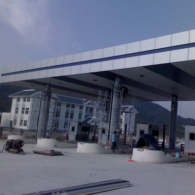 Dach-widerstehende Winde der S355JR-Heizgas-Stations-Überdachungs-950mm 0.8mm
