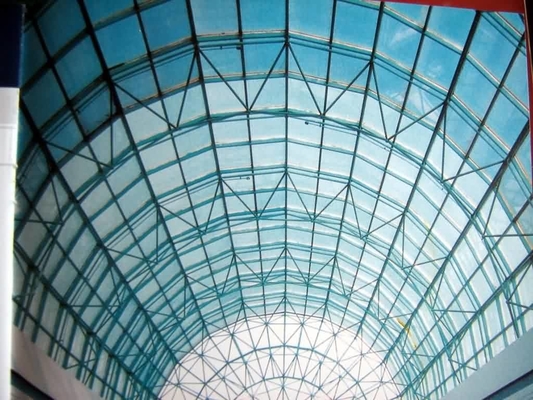Einziehbares ENV-Acryldach-Hauben-Oberlicht-System für Aluminiumstruktur