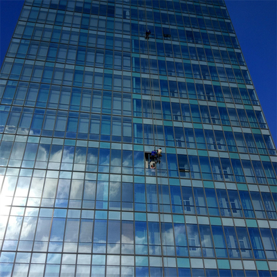 Q355 niedriges E doppelverglastes Glasvorhang-Verbiegen der Glas-Zwischenwand-120mm