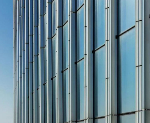 Modedesign Low-E-Glasgebäudefassaden doppelt verglaste Glasvorhangfassade