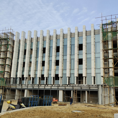 Q235 EPS Aluminium Glasfassade Rahmenprofil Lichtfassade 50mm