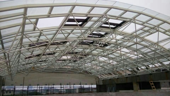 Weitgespanntes Fertigstahllicht-Dach des Raumfachwerk-Dachstuhl-0.8mm