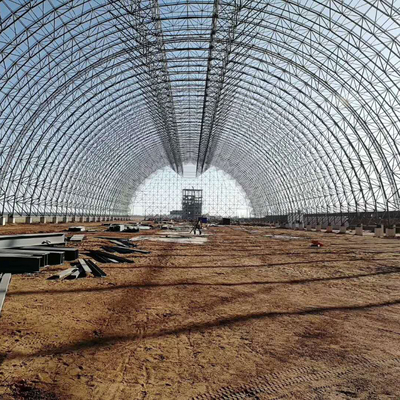 Große Spannen-vorfabrizierter Entwurf für Stahlraumfachwerk-Struktur