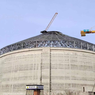 Vorgefertigte Stahl-Space-Frames-Struktur Q235 für Klinkersilo