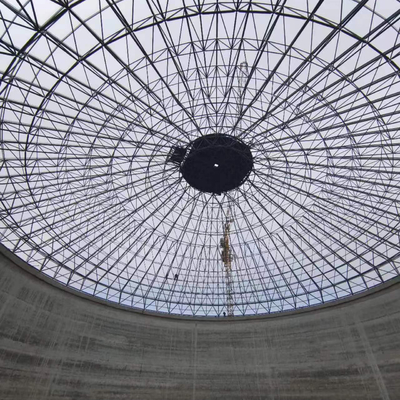 Vorgefertigte Stahl-Space-Frames-Struktur Q235 für Klinkersilo