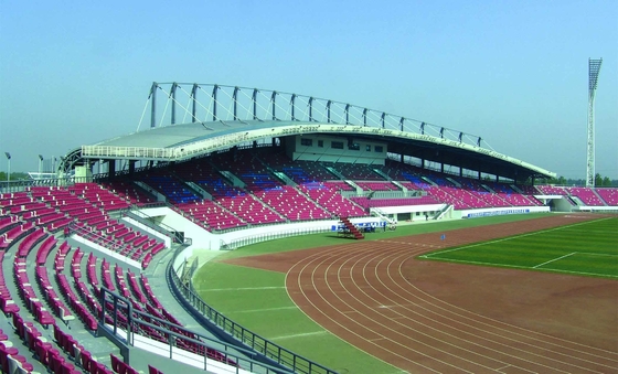 Vorgefertigte Raumrahmenstrukturen aus Leichtstahl für die Ausbreitung von Stadiondecken