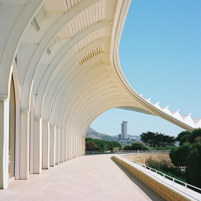 ETFE und PTFE Spannungsmembranstruktur für elegante architektonische Formen