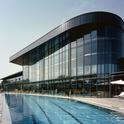 Moderne Raumrahmen-Gittersysteme für Bürogebäude Effiziente und stilvolle architektonische Lösungen