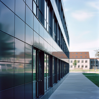 Aluminium-Vorhangwände für Krankenhausgebäude