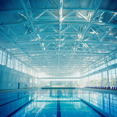 Stahlraumrahmen für Schwimmbecken Deckenstrukturen Dauerhafte und elegante Lösungen