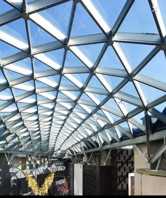Vorgefertigte Stahlkonstruktion, Dreieckslichtdach mit Glas