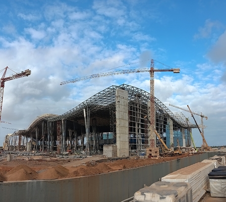 Q355 Stahlraumrahmen Flughafenterminalgebäude für Großbau