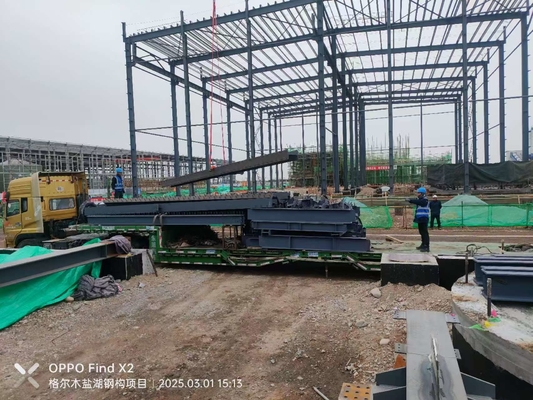 angepasste Farbstahlstruktur Portalrahmen für industrielle kommerzielle Anwendung Lagerhaus Einkaufszentrum