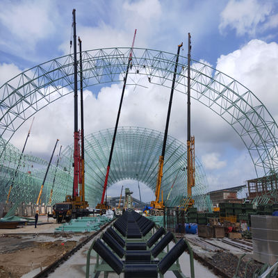 Kundenspezifische Stahlkonstruktions-Lagerhalle, vorgefertigte Industriehalle