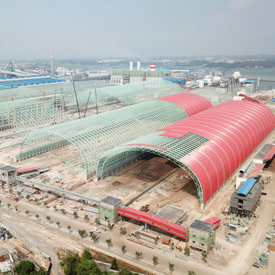 Kundenspezifische Stahlkonstruktions-Lagerhalle, vorgefertigte Industriehalle