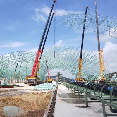 Kundenspezifische Stahlkonstruktions-Lagerhalle, vorgefertigte Industriehalle