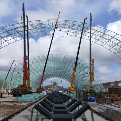 Kundenspezifische Stahlkonstruktions-Lagerhalle, vorgefertigte Industriehalle