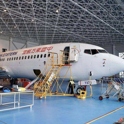 Leichtes vorgefertigtes Stahlkonstruktionslager Hangar GB-Standard