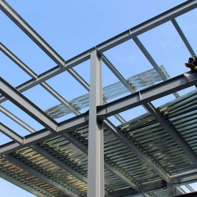 Kundenspezifische, leichte, feuerverzinkte Stahlfachwerk-Dachkonstruktion nach GB-Standard