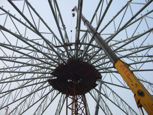 Custom Steel Truss Roof Frame 50 Years Usage Quick Installation