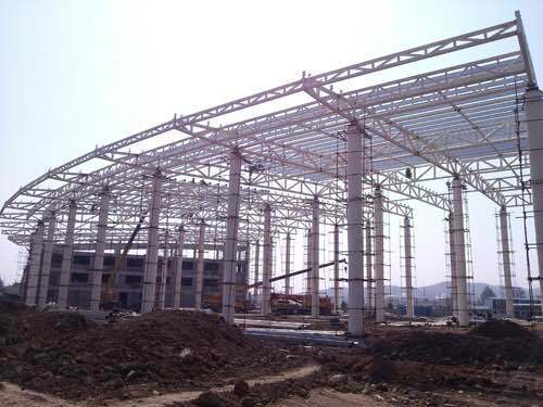 Custom Steel Truss Roof Frame 50 Years Usage Quick Installation