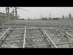 Windwiderstand vorgefertigte leichte Stahlrahmen-Gebäudestruktur-Modell-Lagerelemente